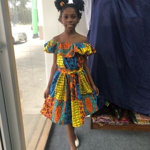 Kids African girls dress